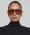 Jane Sunglasses - Deep Red