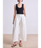 Cropped Cybil trousers - Cream