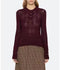 Jane Argyle Polo Sweater - Burgundy