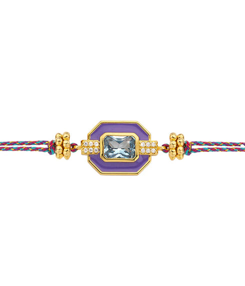 Art Deco Bracelet - Purple