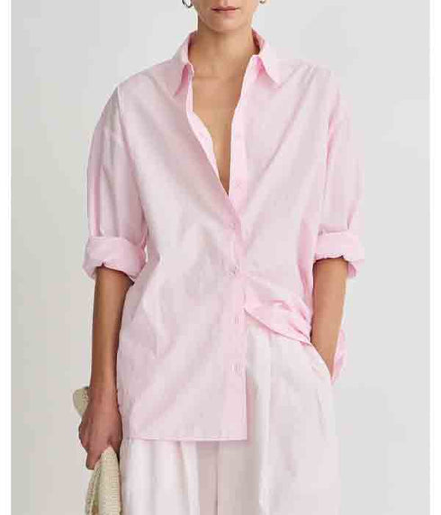 Isolde Button Down - Rosewater