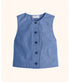 Godet Tank - Chambray