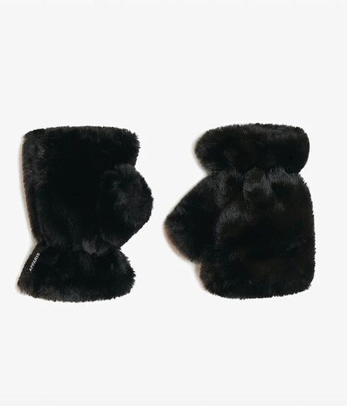 Ariel Fingerless Gloves - Noir.