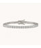 Crystal Tennis Bracelet - Sterling Silver