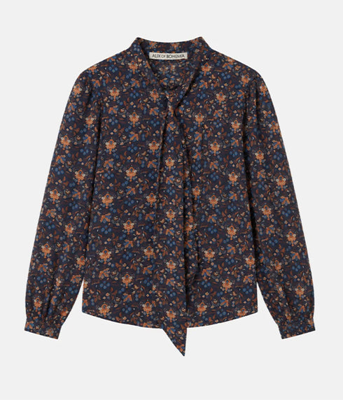 Chancery Indigo Kilim Shirt - Blue Topaz