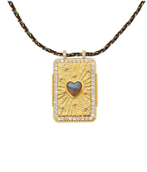 Labradorite Heart Boheme