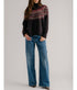 Scottie Slouch Fair Isle Cashmere Sweater - Oat Tree Multi
