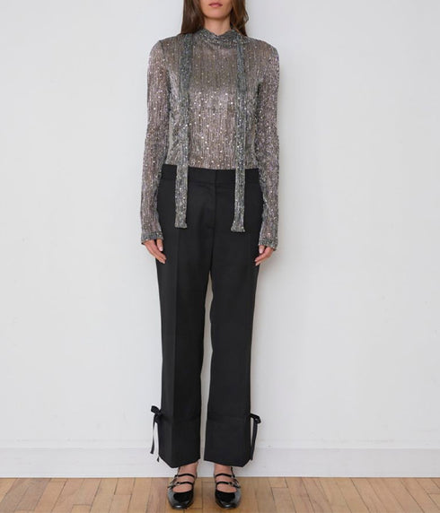 The Disco Top - Silver Metallic