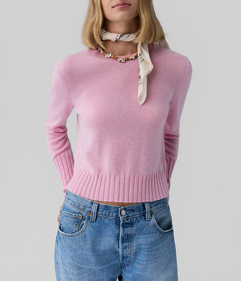 Shrunken Cashmere Crew - Daybreak