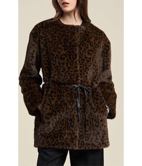 Marmont Faux Fur Jacket - Animal Print