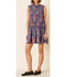Julie Delft Hive Silk Dress - Medium Blue
