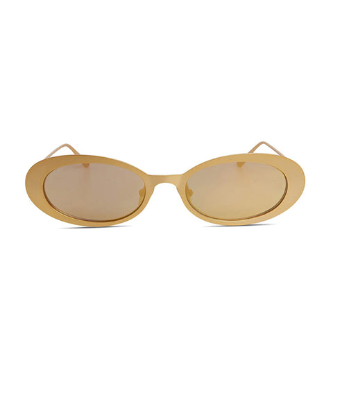 Lyric Leigh Sunglasses - Gold Mirror