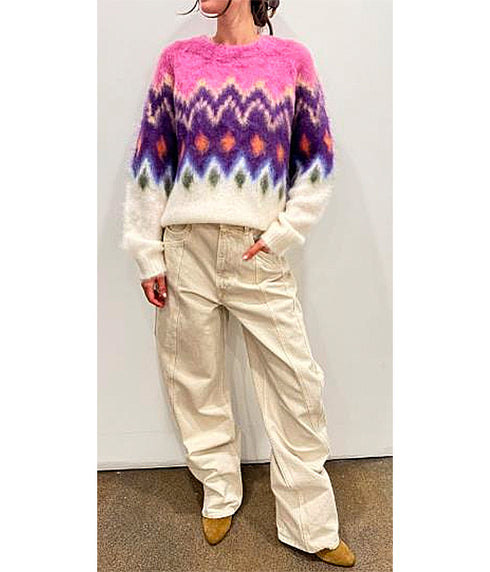 Ambre Pullover - Pink