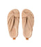 Suede Crossed Sandals - Sand
