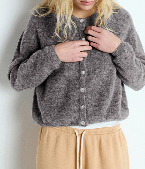 Vito Cardigan - Melange Steel