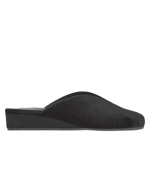 Dama Slipper Wedge - Black