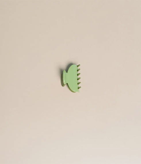 Hair Claw Clip 2" - Two Tone Green