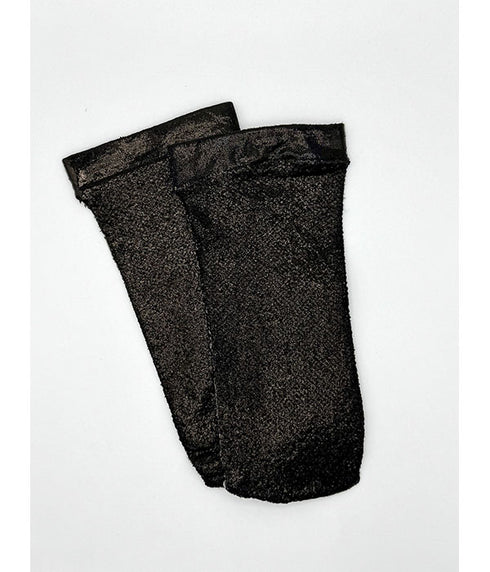 Net Laminated Socks - Black