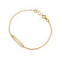 Open Bar Diamond Bracelet - Yellow Gold