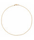 2MM Gold Ball Necklace - 13"