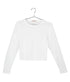 Long Sleeve Babe Tee - White