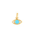 Eye Diamond Pendant - Turquoise/YG