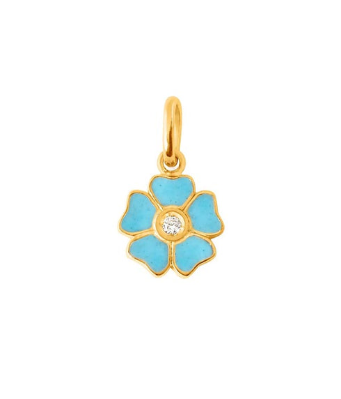 Flower Diamond Pendant - YG