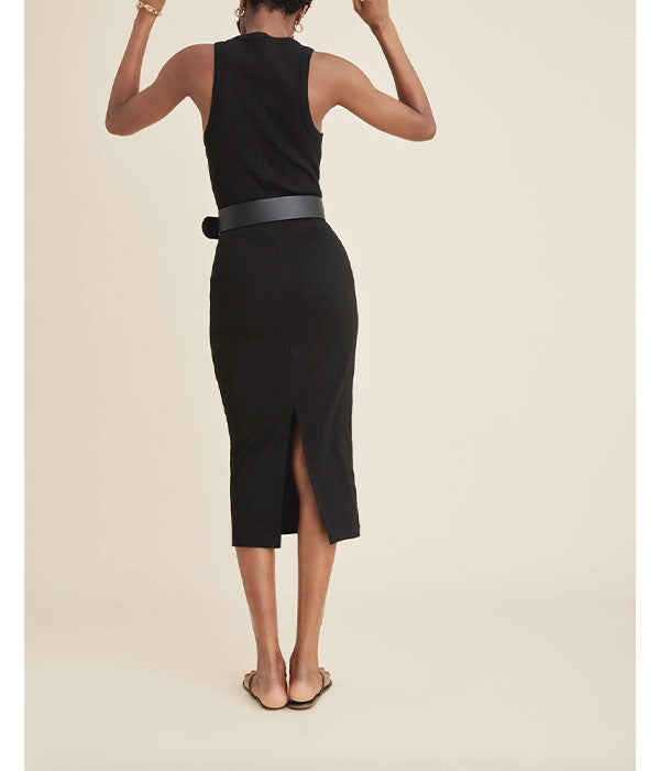 The Long Not So Basic Dress - Black