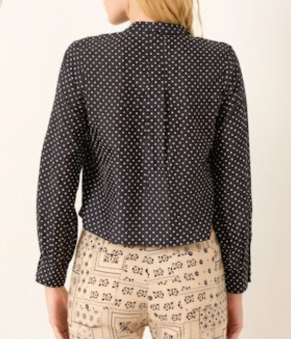 Chancery Silk Shirt - Black Crow