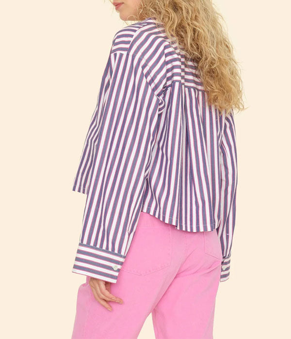 Jessie Shirt - Blue Rose