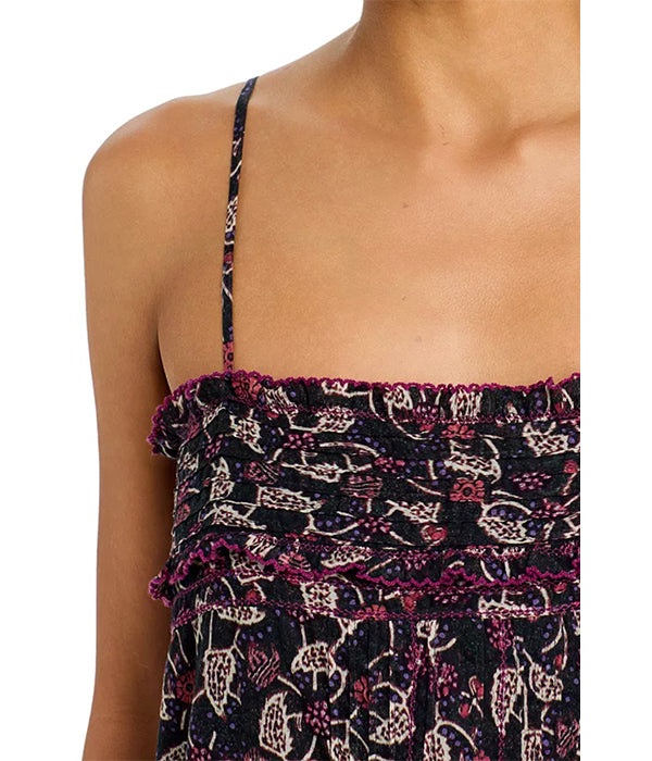 Demy Dress - Black/Raspberry