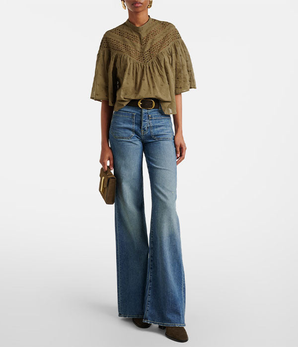 Mikki Blouse - Military Green