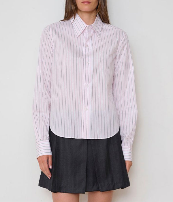The Rebel Shirt - Pink Stripes