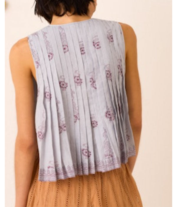Rhoe Top - Pansy Sky