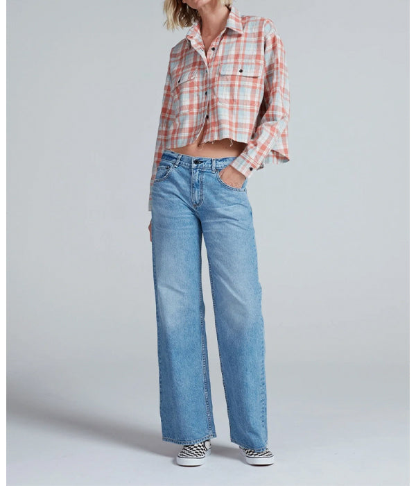 The Crosby Flannel - Orange Plaid