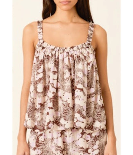 Tali Top - Dandelion Dusk Print