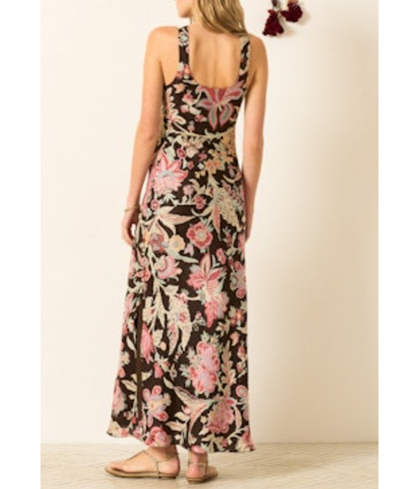 Adele Silk Dress - Terra Floral