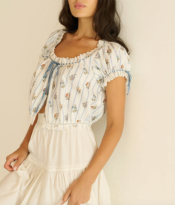 Nera Top - Fleurs De Bordeaux