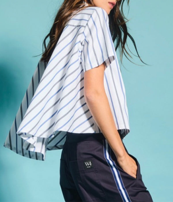 The Crew Shirt - Navy Multi