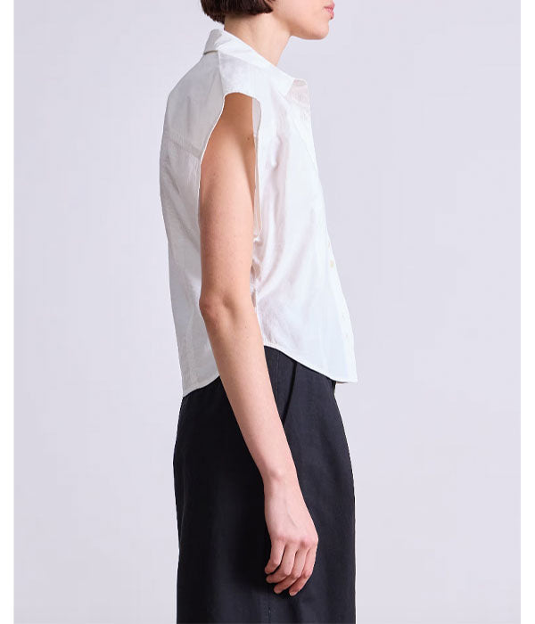 Toni Sleeveless Top - Cream