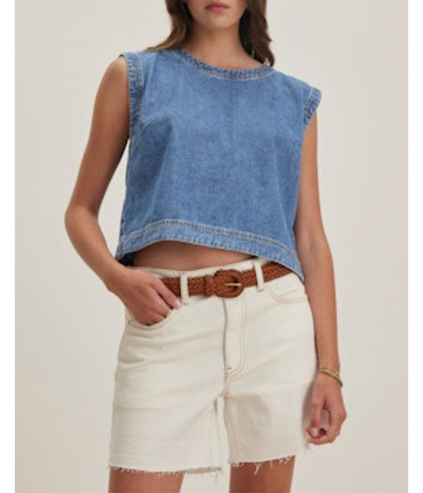 Loren Denim Top - Indigo