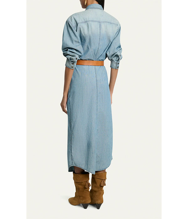 Nolwen Dress - Denim Blue