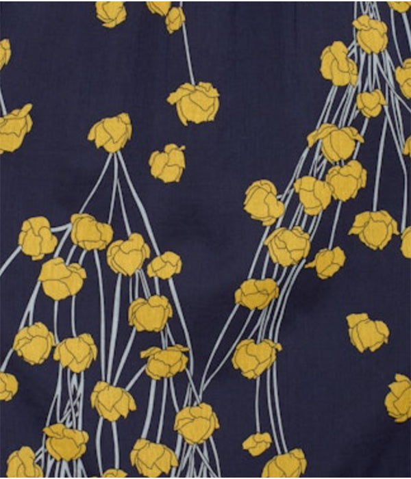 Winifred Dress - Buttercup Bud Dark Blue