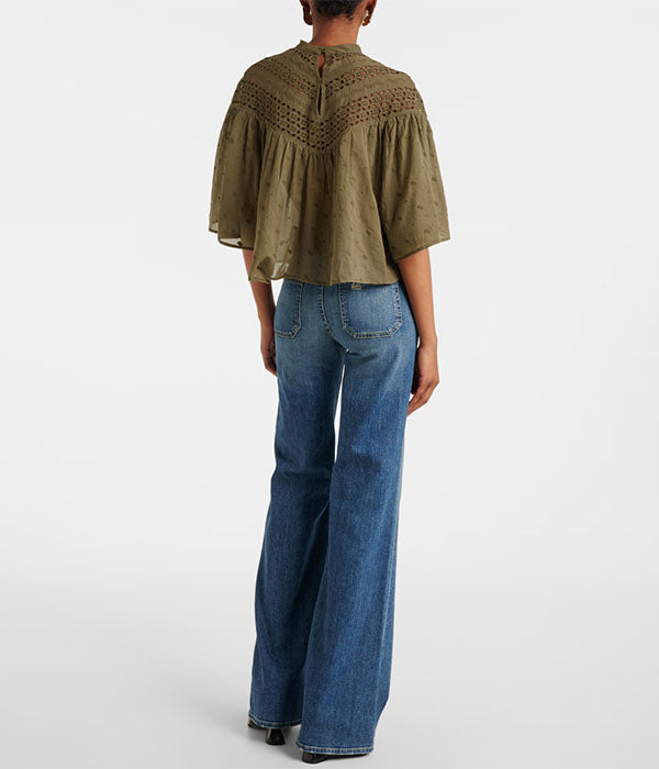 Mikki Blouse - Military Green