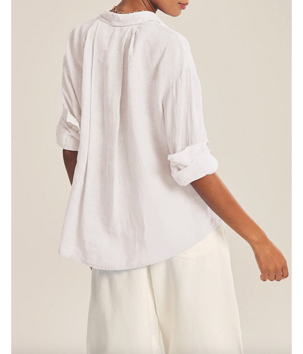 Brighton Linen Shirt - White