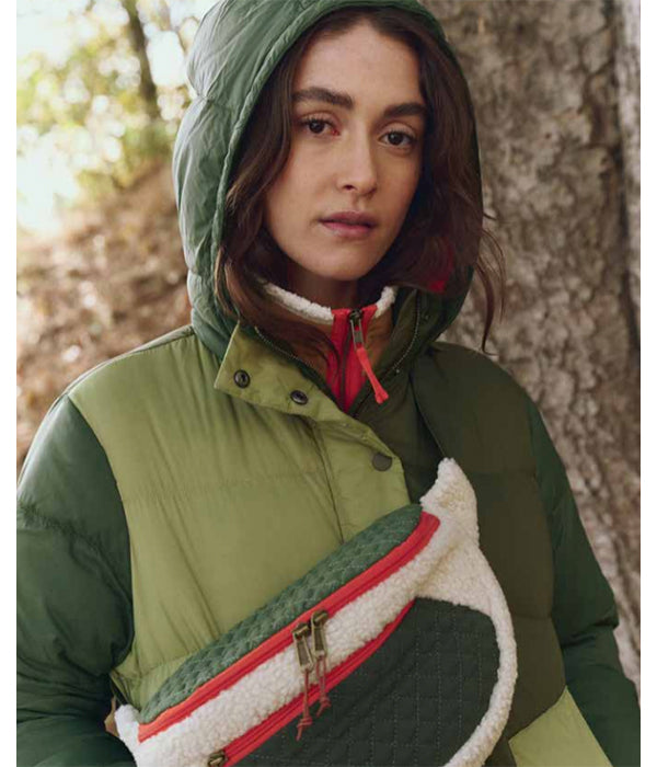 The Polar Puffer - Army Colorblock – Les Deux Copines