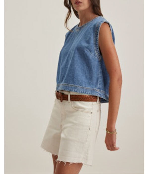 Loren Denim Top - Indigo