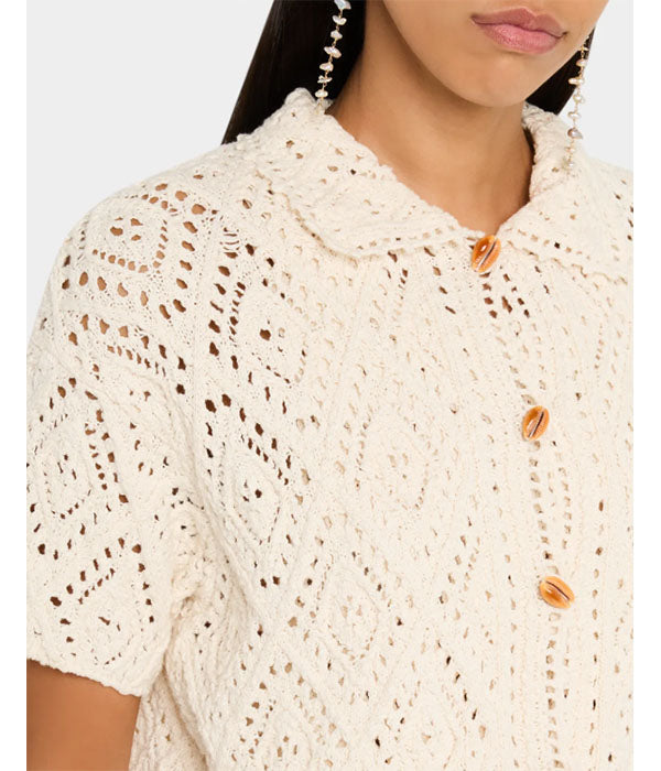 Emarya Cardigan - Ivory