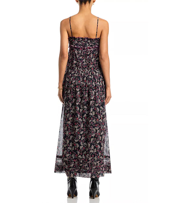 Demy Dress - Black/Raspberry