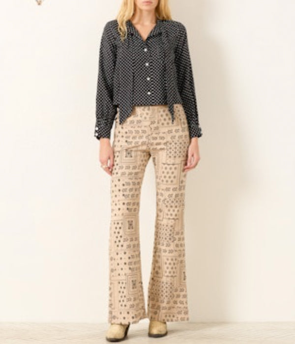 Chancery Silk Shirt - Black Crow